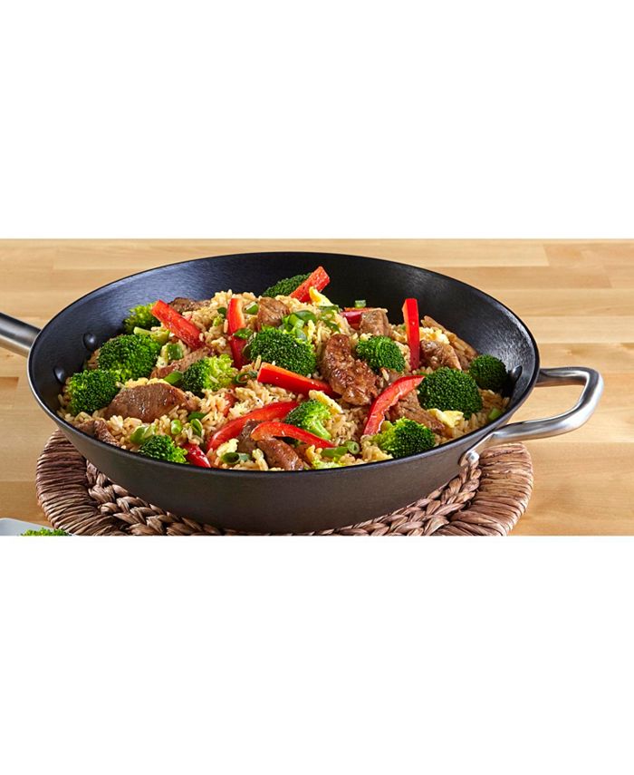 IMUSA 14" Wok with Stainless Steel Handles Macy's