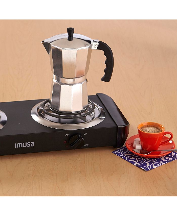 IMUSA 6 Cup Traditional Stovetop Espresso Maker & Reviews Coffee