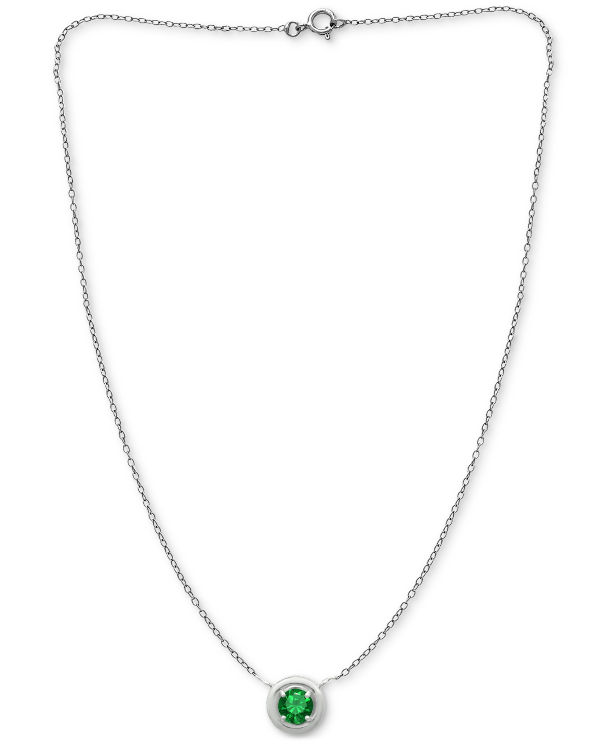 Giani Bernini Green Cubic Zirconia Framed 16