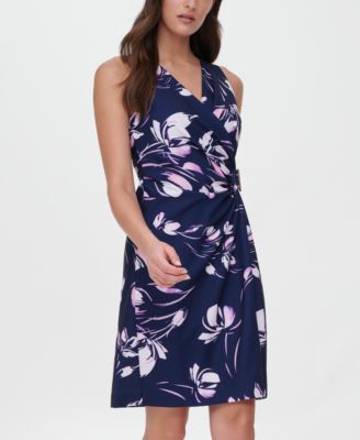 side tie wrap dress