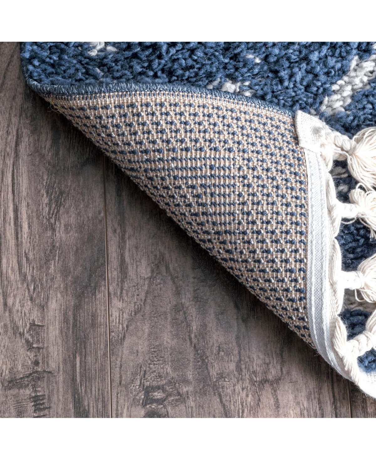 nuLoom Mackie GCDI03DArea Rug - Blue
