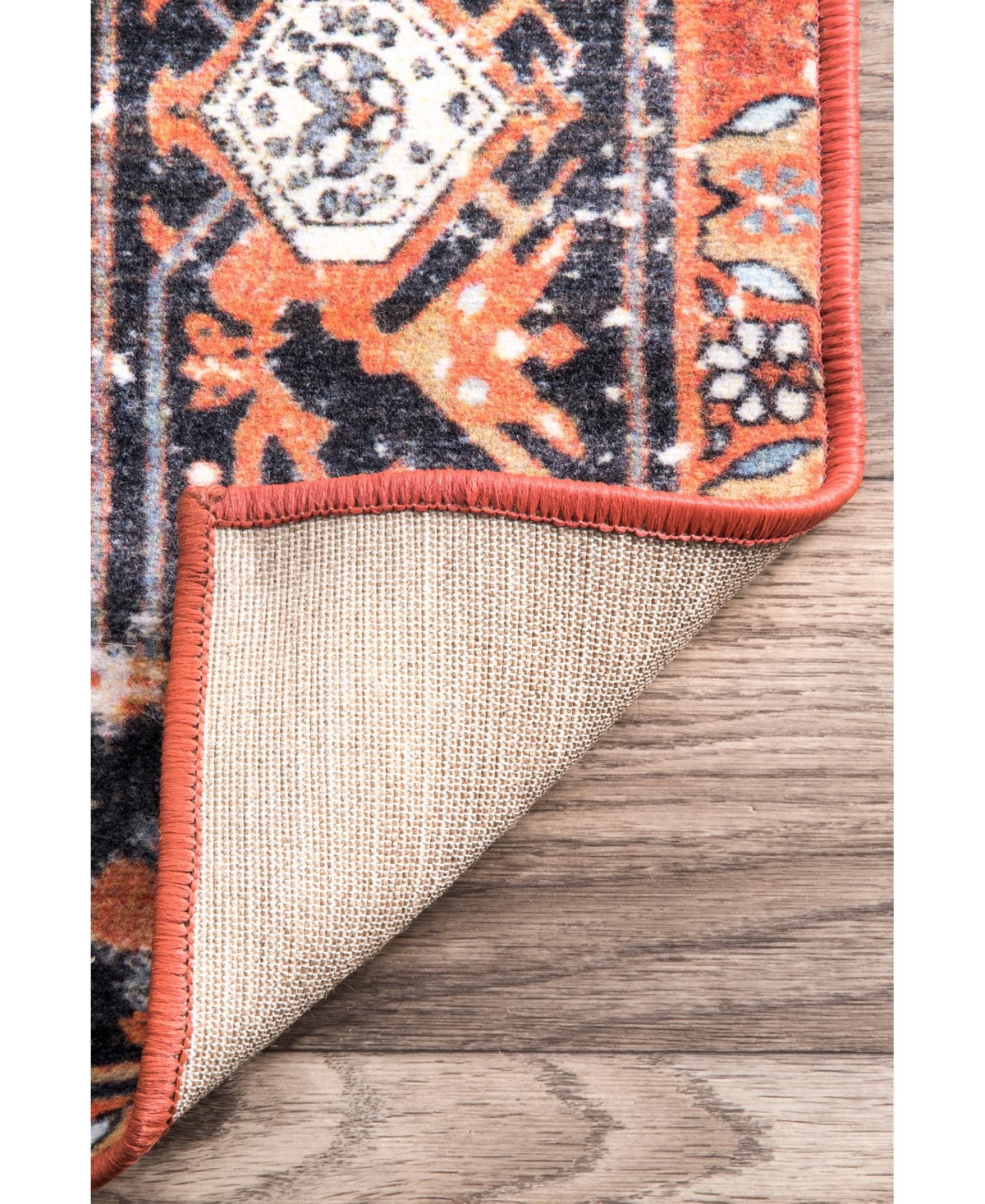 nuLoom Sherita DISA05AArea Rug - Rust