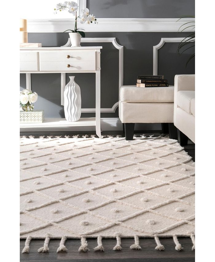 nuLoom Jinny APPE01A Ivory 7'6