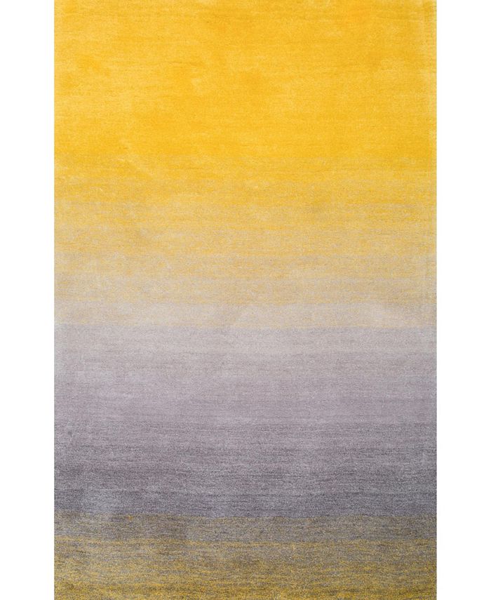 nuLoom Ombre Shag HJOS01A Yellow 3' x 5' Area Rug Macy's