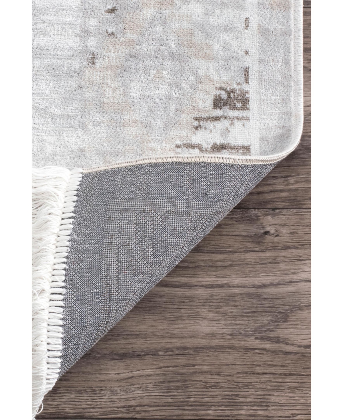nuLoom Maida DCRS01AArea Rug - Silver