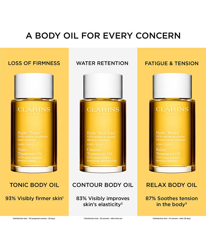 Clarins Body Treatment Oil AntiEau, 3.4 oz. Macy's