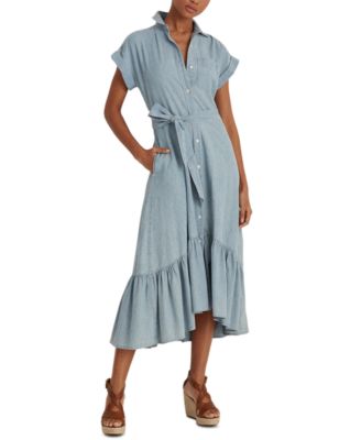 ralph lauren chambray dress