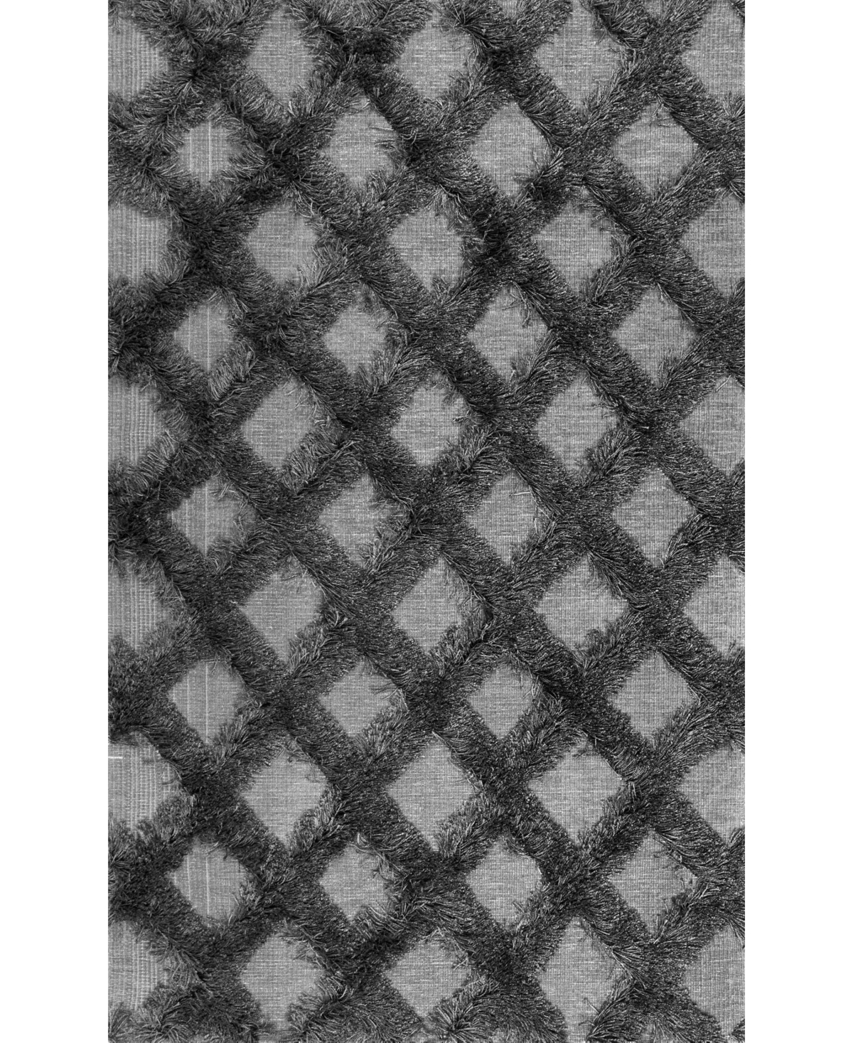 nuLoom Francene BDFR01E Onyx 7'6in x 9'6in Area Rug - Onyx