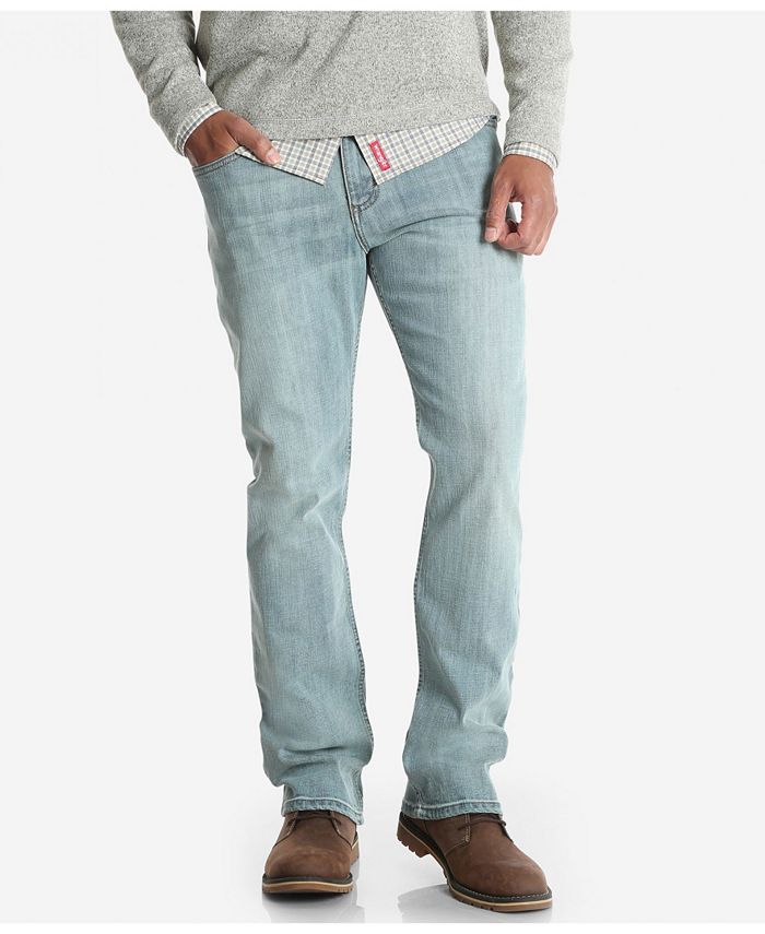 Registratie blad Weigeren Wrangler Men's Regular Fit Jeans & Reviews - Jeans - Men - Macy's