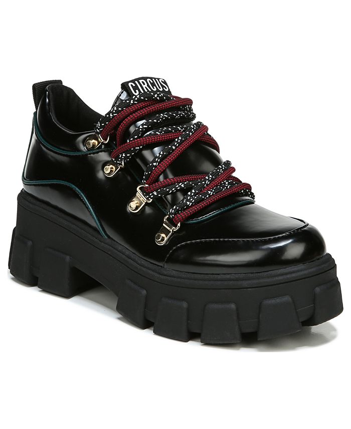 Circus NY Circus by Sam Edelman Women's Dominique Lace-Up Lug Sole