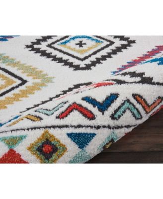 Navajo NAV06 White Rug