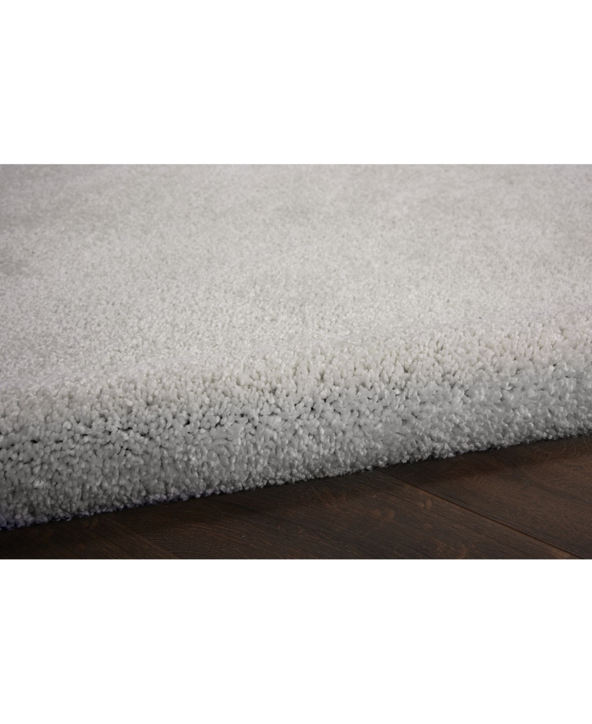 Nourison Home Serenity Shag SRS04Rug - Silver
