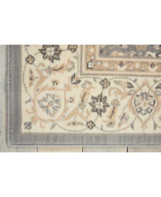 Persian Empire PE26 Silver 5'3" x 7'5" Area Rug