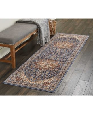 CLOSEOUT! Lagos LAG04 Blue 2'3" x 7'6" Runner Rug