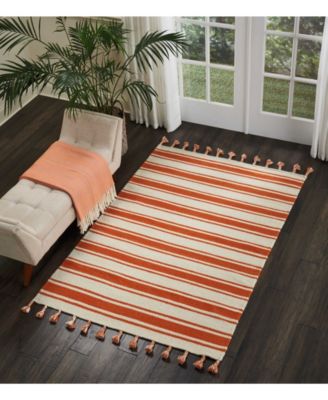 Rio Vista DST01 Ivory 4' x 6'6" Area Rug