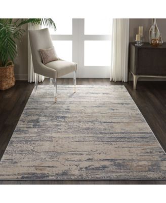 Rustic Textures RUS04 Beige and Gray Rug
