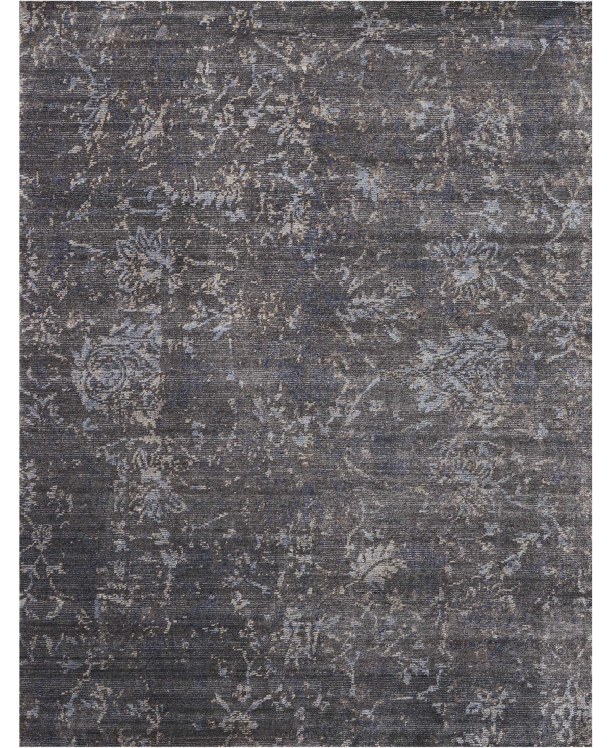 Nourison Home Lucent LCN04 Charcoal 5'6in x 7'6in Area Rug - Charcoal