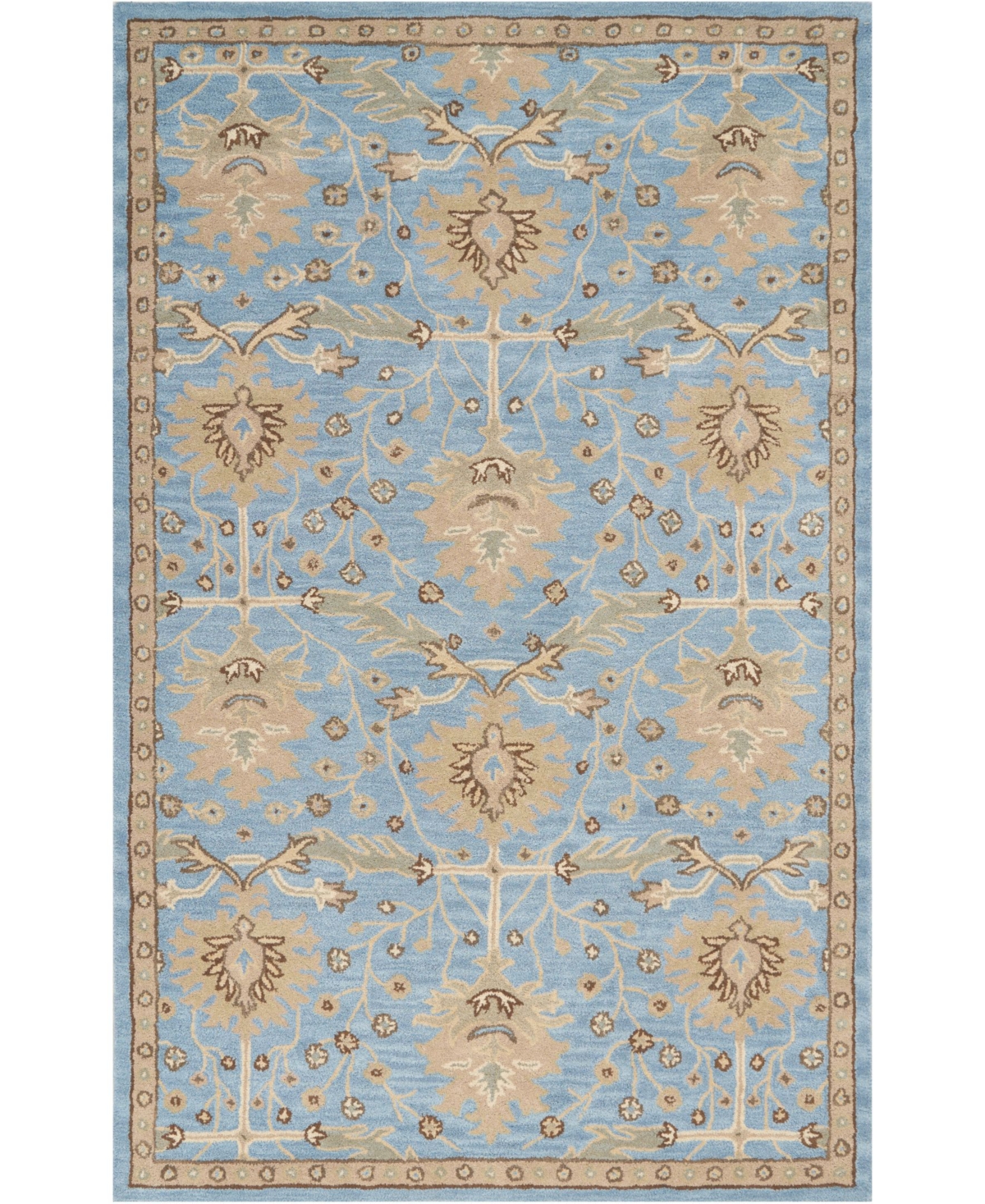 Nourison Home Jazmine JAZ02 Blue 5'3in x 7'5in Area Rug - Blue