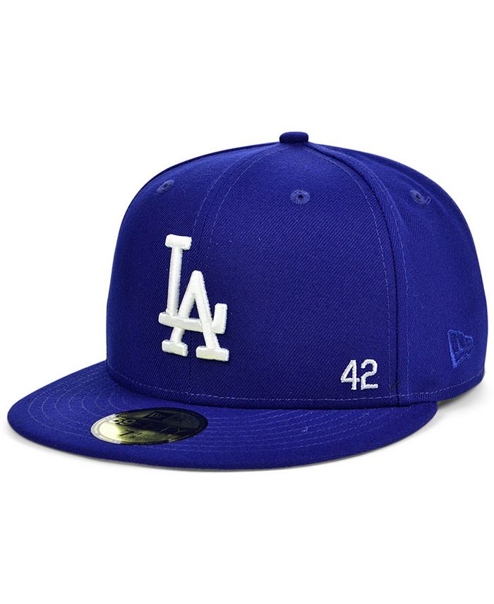 New Era Men's Los Angeles Dodgers Jackie Robinson 50th Patch 59FIFTY-FITTED  Cap - Macy's