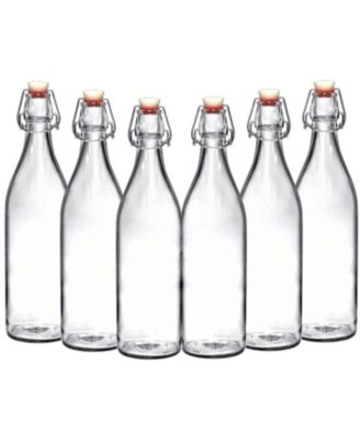 California Home Goods - Set of 6 Giara Glass Bottles