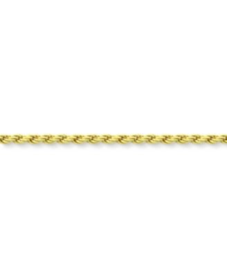 Twist Rope Ankle Bracelet in 18k Gold-Plated Sterling Silver, also available in Sterling Silver, Created for Macy's