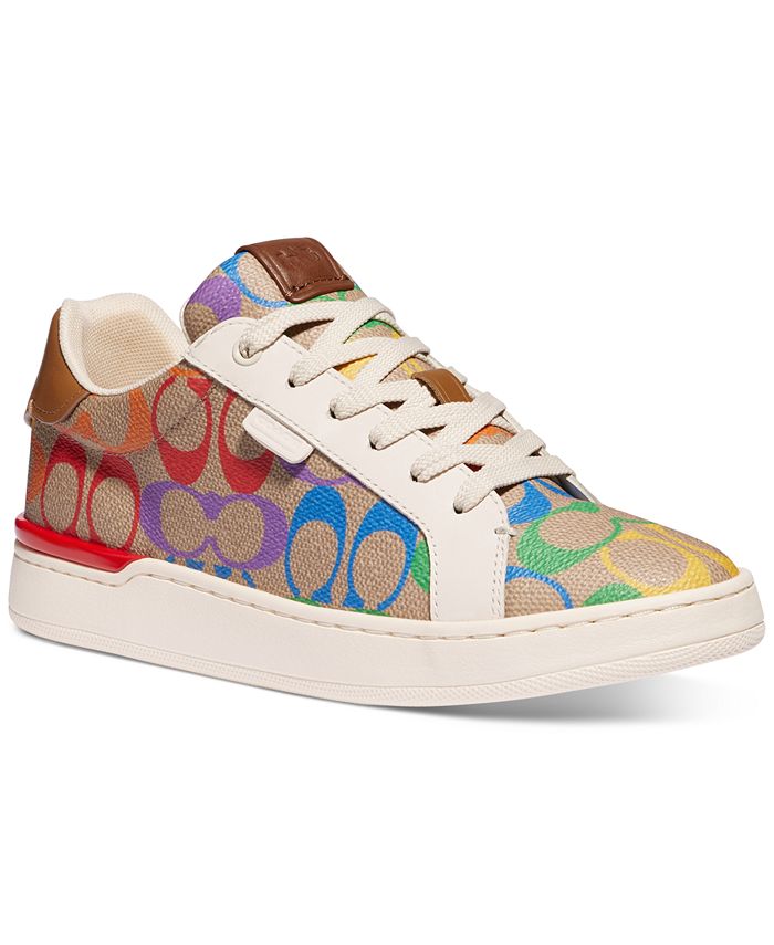 COACH Women's Lowline Rainbow Signature Pride Sneakers & Reviews - Athletic  Shoes & Sneakers - Shoes - Macy's