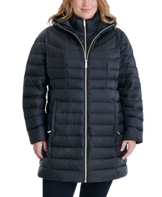 macy's womens plus size winter jackets