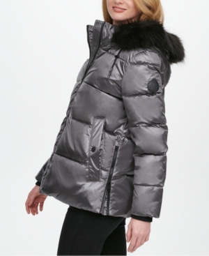 Shop Dkny Womens Puffer Jacket On Dailymail
