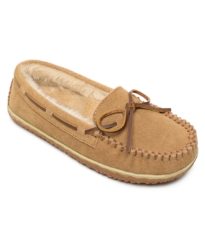 image of Minnetonka Women-s Tilia Faux-Fur Moccasins Women-s Shoes