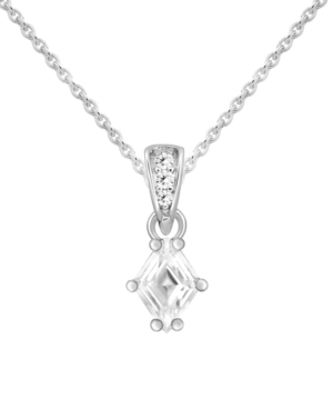 image of Cubic Zirconia Pendant Necklace, 16