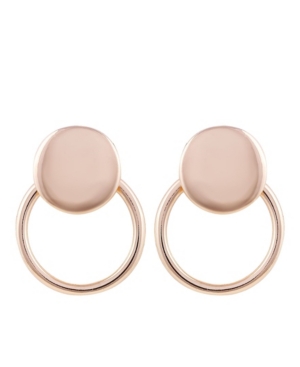 image of T Tahari Essential Links Front Back Earring