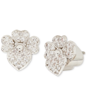 image of Kate Spade New York Pave Flower Stud Earrings