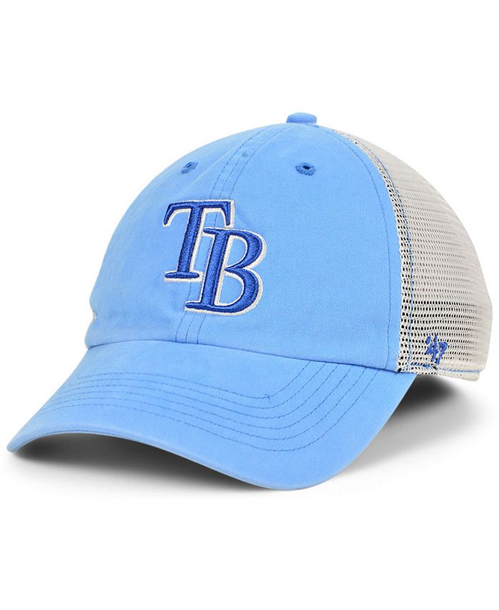 Tampa Bay Rays 47 Brand Navy Light Blue TB Logo Clean Up