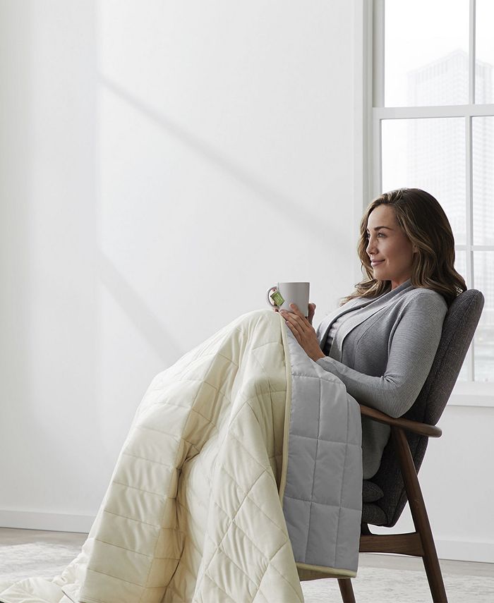 Dr. Oz Good Life Center Yourself DualSided 36" x 48" Weighted Blanket, 5 lbs Macy's