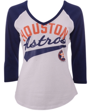 G-iii Sports Women's Houston Astros Its A Game Raglan T-Shirt