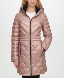 Shine Hooded Packable Down Puffer Coat, Created for Macy's