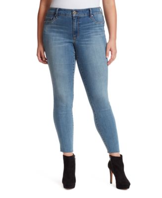Jessica Simpson Trendy Plus Size Kiss Me Super-Skinny Jeans - Macy's