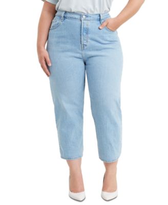 macy's plus size levi jeans