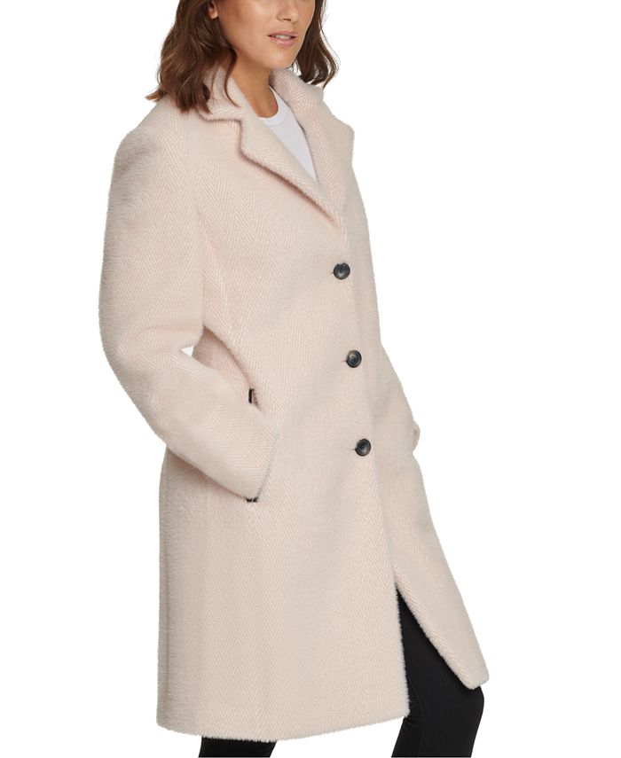 dkny asymmetrical walker coat