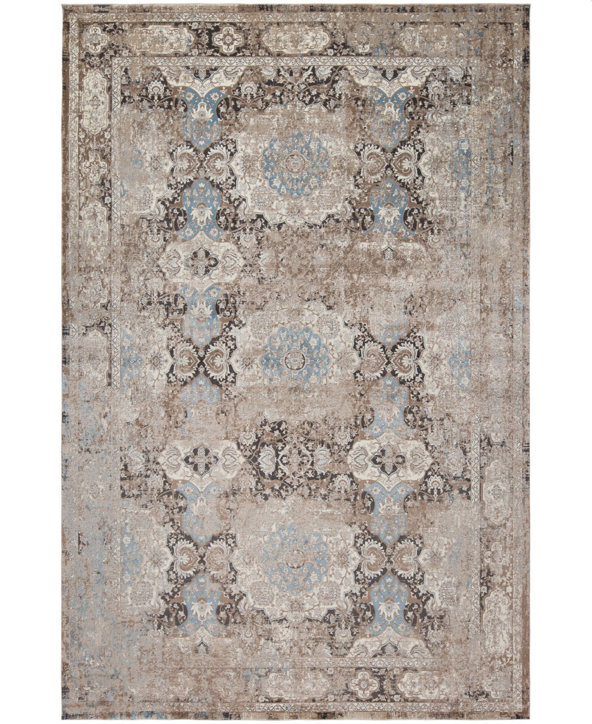 Closeout! Classic Sc-01 Charcoal 9' x 12' Area Rug - Charcoal