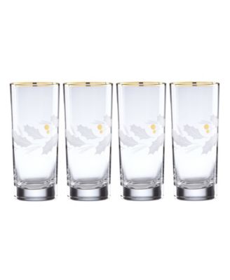 Lenox - Holiday Gold 4-piece Highball Glass Set