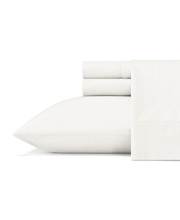 Vera Wang Washed Organic Cotton Solid Sheet Set, King & Reviews - Sheets & Pillowcases - Bed ...