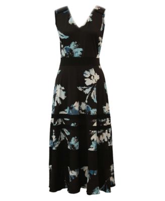 macy's black maxi dress