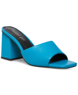 image of Madden Girl Goldenn Block-Heel Mules