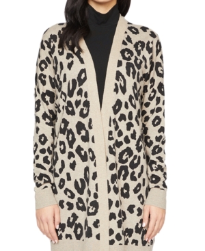 Sanctuary Play Printed Open-Front Cardigan