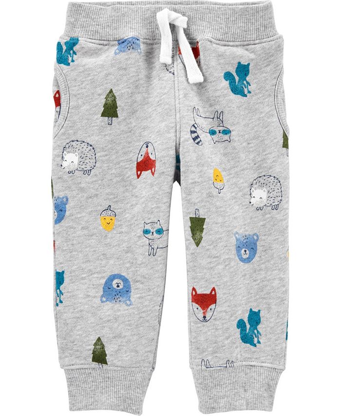 Carter's Baby Boy Pull-On Fleece Pants - Macy's