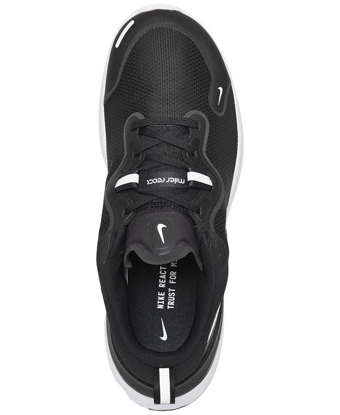Nike Men's React Miler Running Sneakers from Finish Line - Macy's