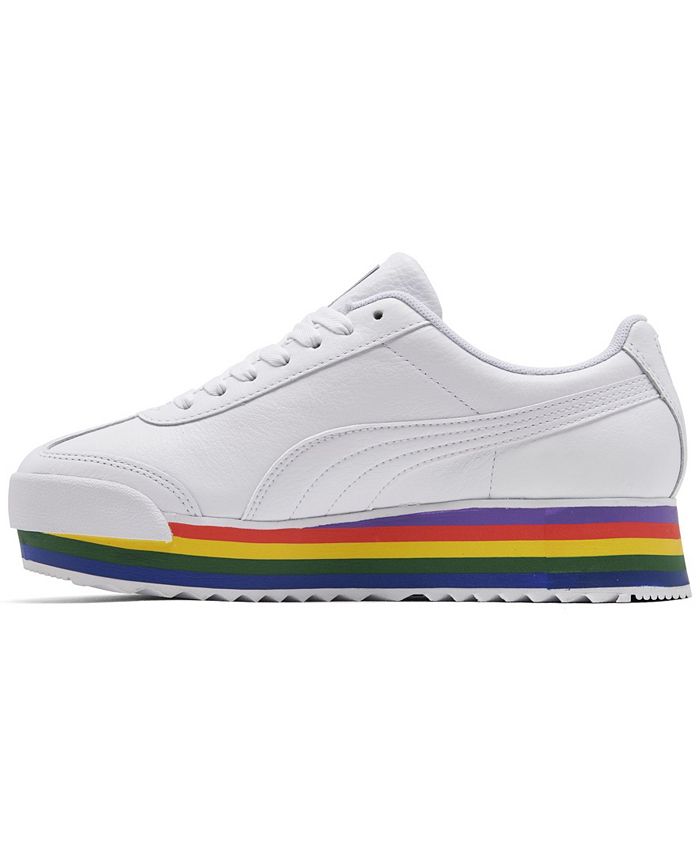 Puma Women's Roma Amor Rainbow Platform Casual Sneakers from Finish