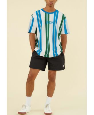 guess striped tee men