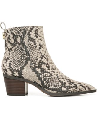 franco sarto shay bootie snakeskin